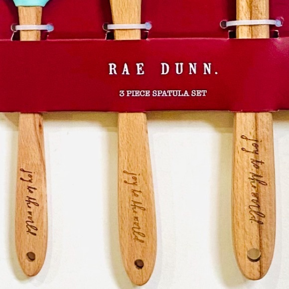 Rae Dunn Holiday Making Spirits Bright Spatula Set NEW 🎅🏻 - Picture 3 of 5